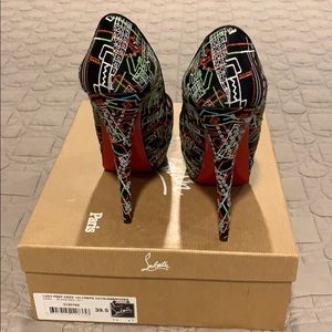 Christian Louboutin Lady Peep Geek 150 Crepe